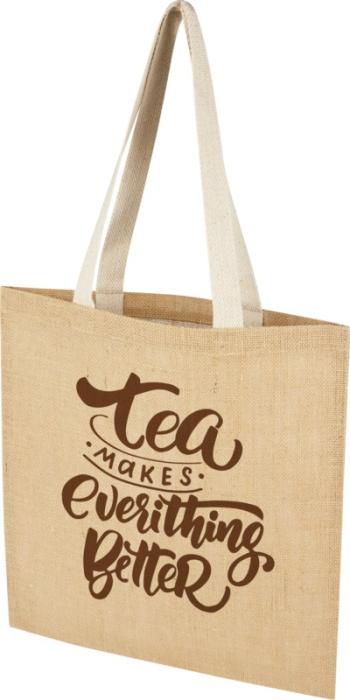 Juta 300 g/m² jute tote bag 7L