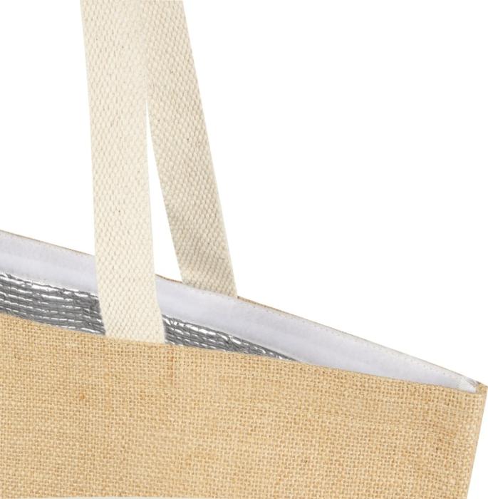 Juta 300 g/m² jute cooler tote bag 12L
