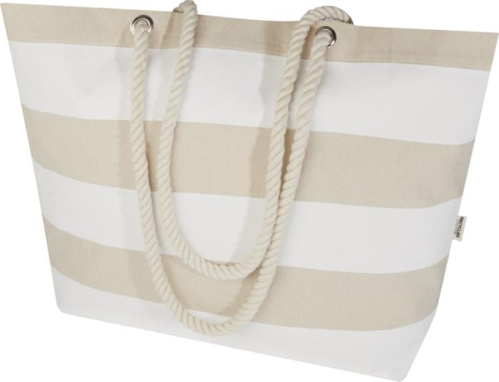 Florida 270 g/m² GRS recycled beach tote bag 18L