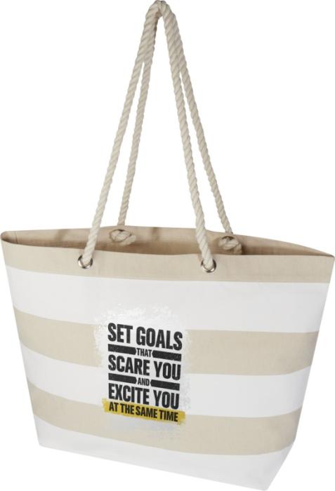 Florida 270 g/m² GRS recycled beach tote bag 18L
