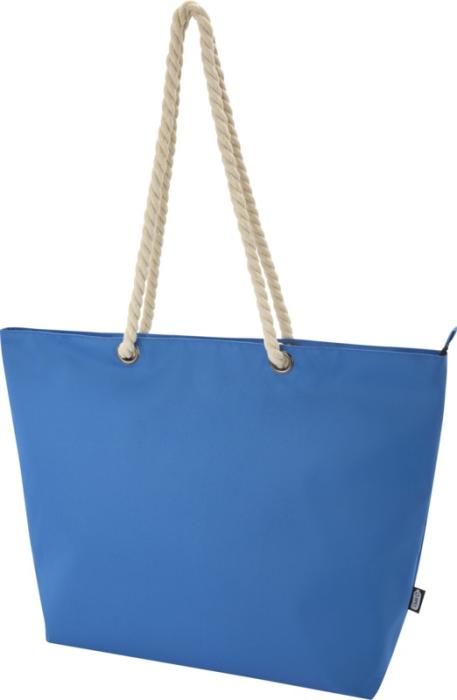 Panama GRS recycled beach cooler tote bag with cord handles 23L