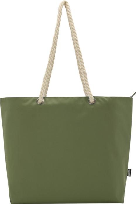 Panama GRS recycled beach cooler tote bag with cord handles 23L