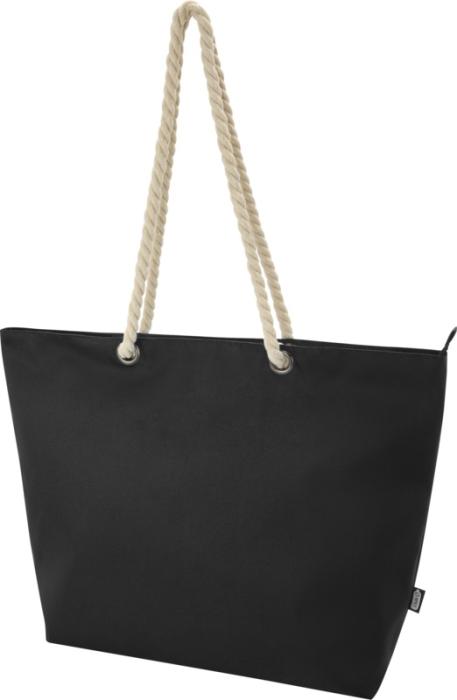 Panama GRS recycled beach cooler tote bag with cord handles 23L